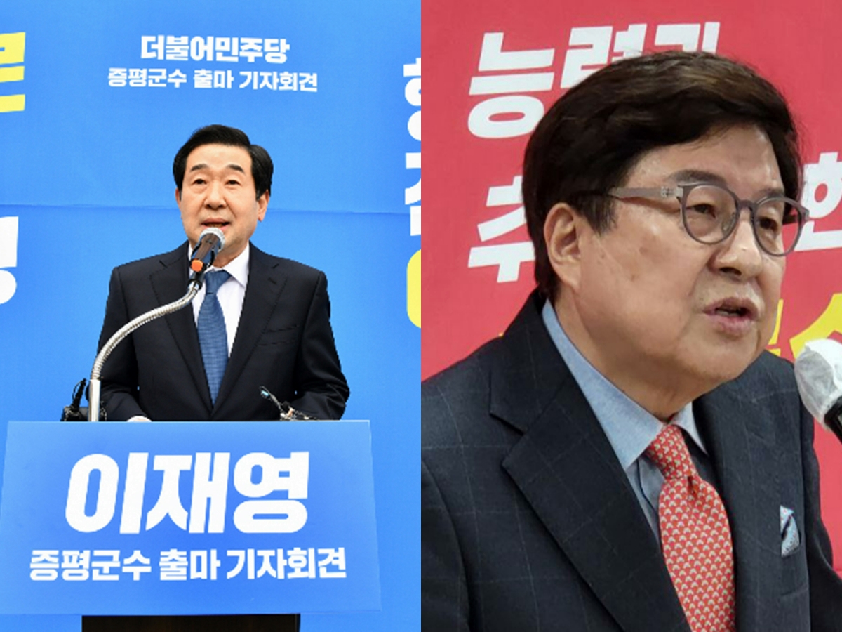 더불어민주당 이재영 후보(왼쪽)와 국민의힘 송기윤 후보. (사진=각 후보 캠프)