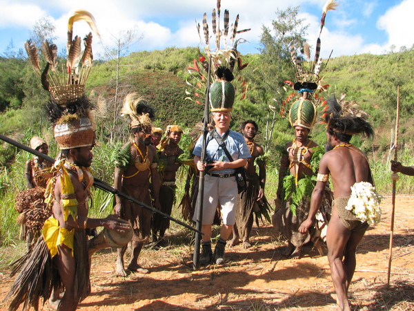 파푸아뉴기니 원주민 마을 방문. (사진=전운성)