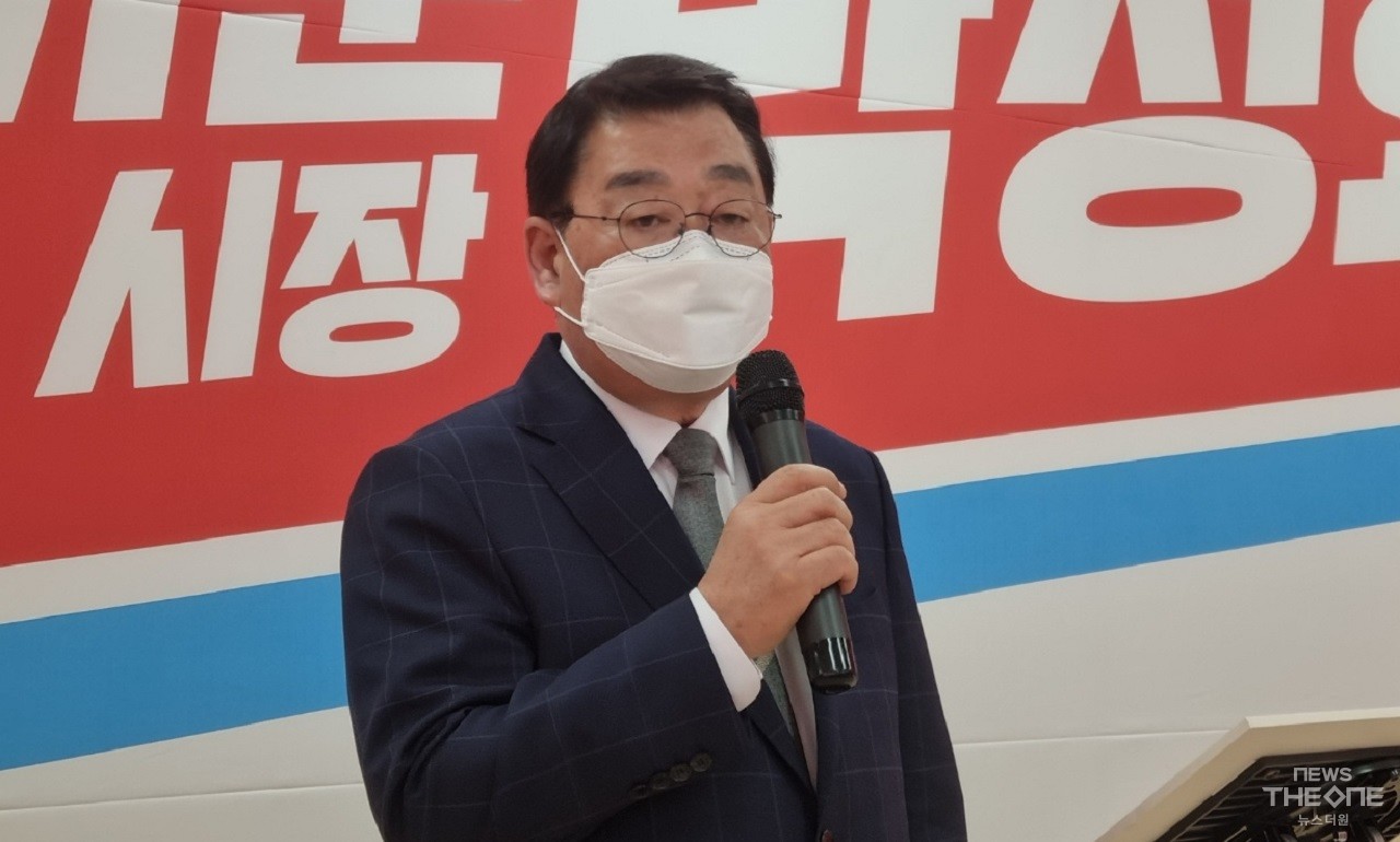 19일 박성효 국민의힘 대전시장 예비후보가 대전시장 불출마를 선언했다. (사진=이장호 기자)